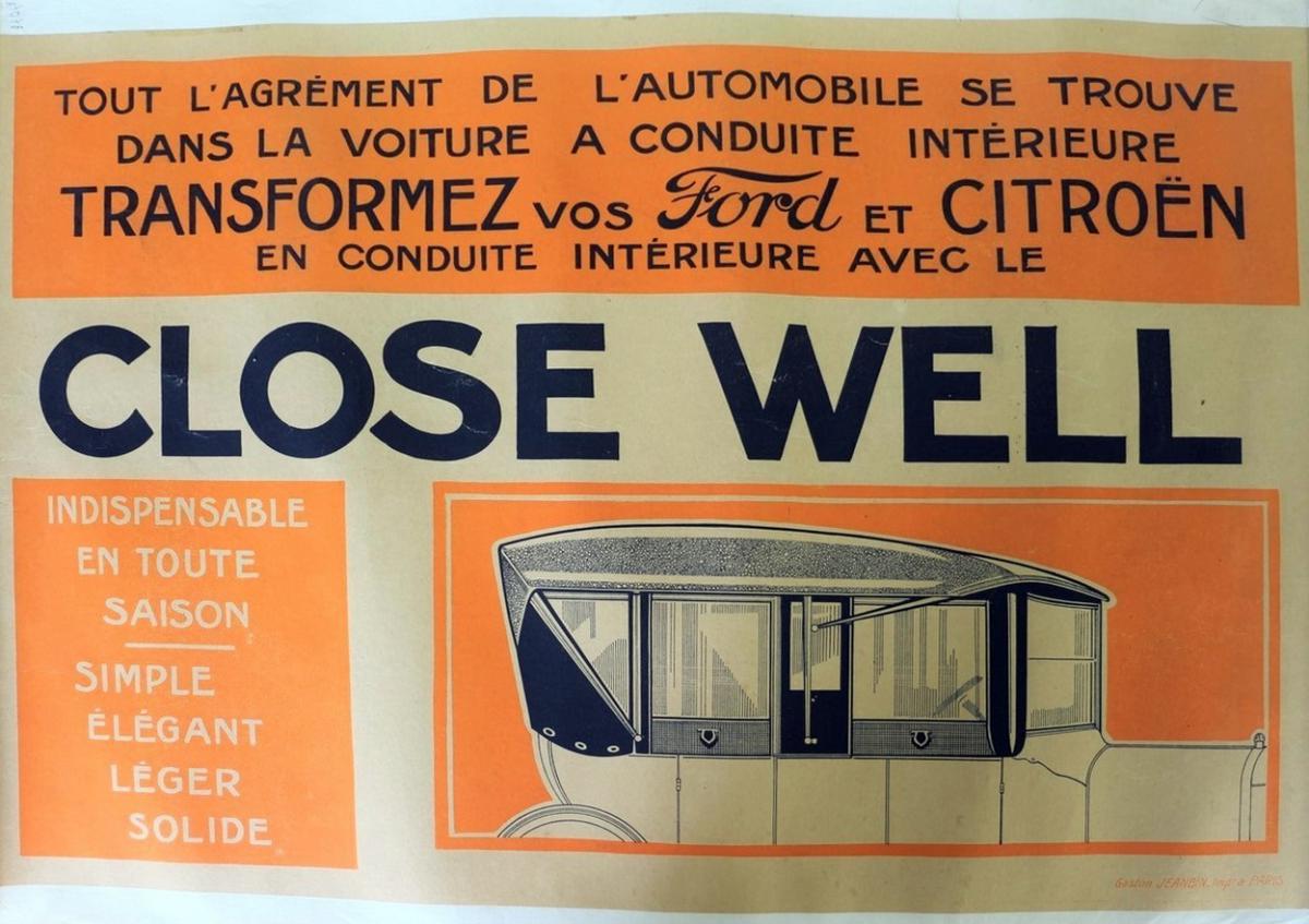 CITROEN 14 FORD CLOSE WELL 120X80