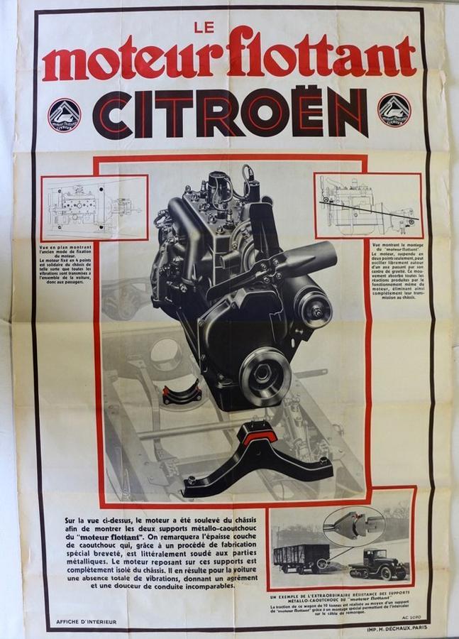 CITROEN 29 moteur flottant AC2070 120X80
