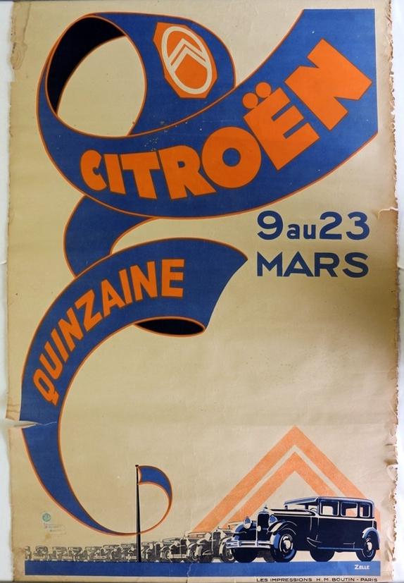 CITROEN 8 du 9au23 mars 1930 120x80