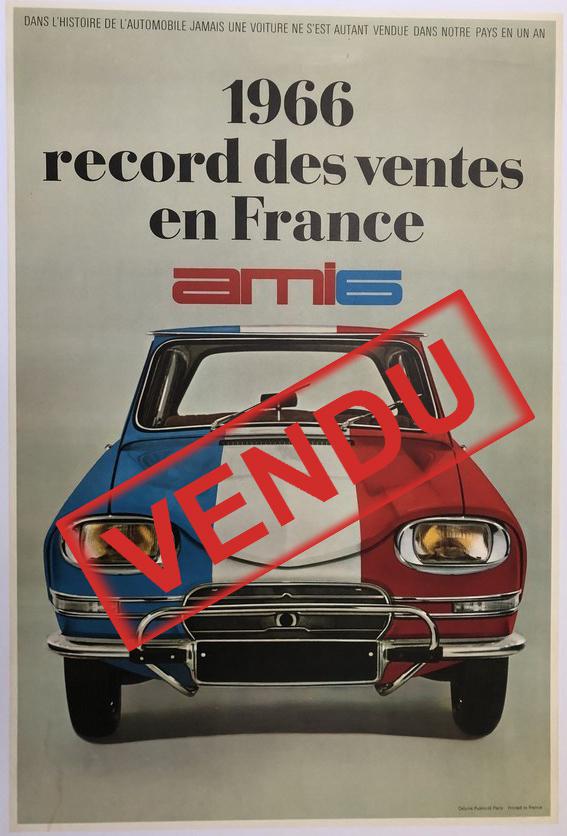 CITROEN AMI 6 France 1 105X76cm