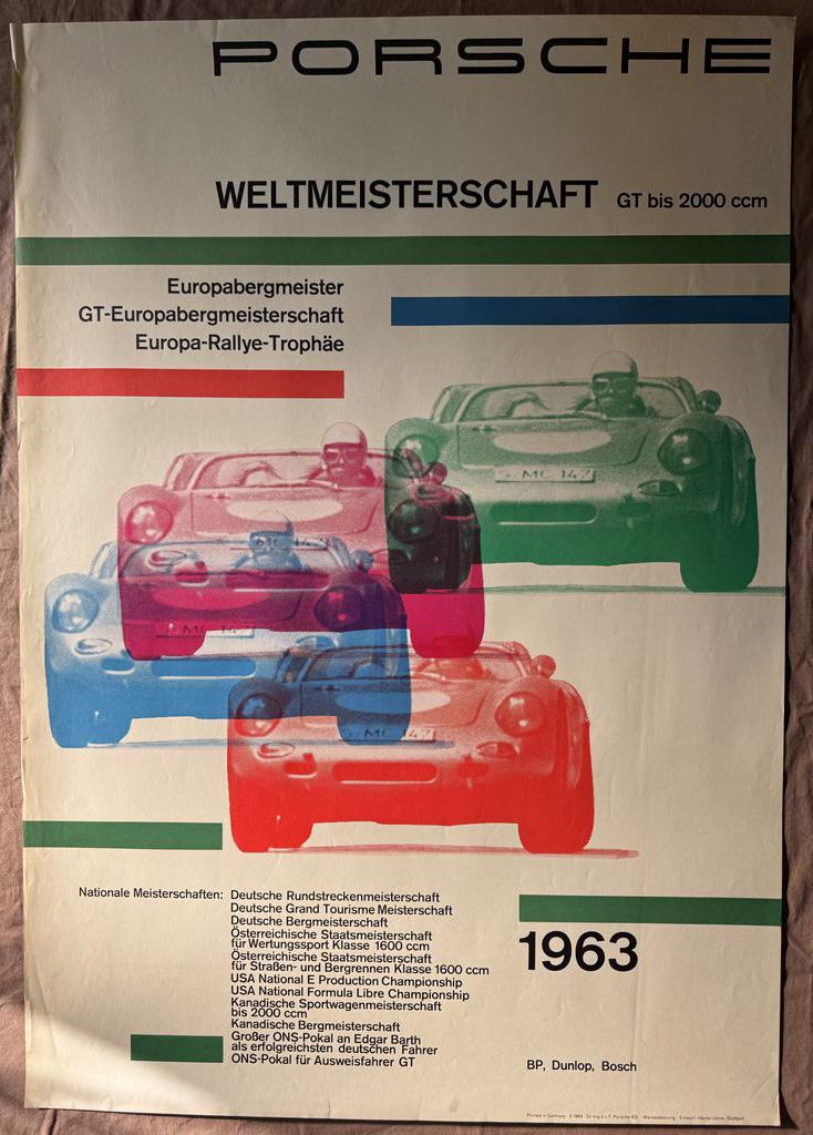 PORSCHE CORSE 1969 vendu