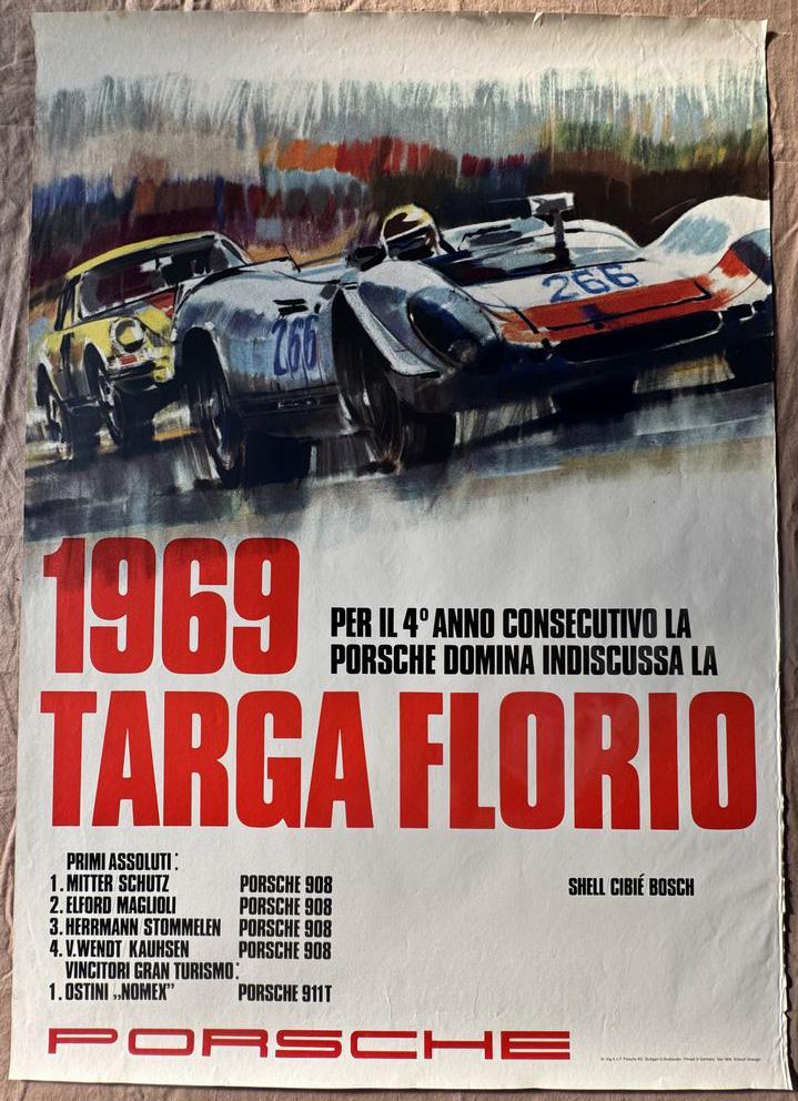 PORSCHE TARGA FLORIO 1968 vendu